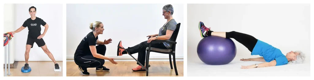 Physiotherapie im Rike-Hus: Arthrose und GLAD Trainingsprogram